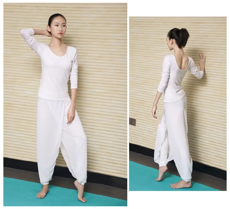 

Spring And Summer New Style Yoga Clothes Suit Short Sleeve Large Size Yoga Women's More Lantern Trousers Sports Fitness Suit