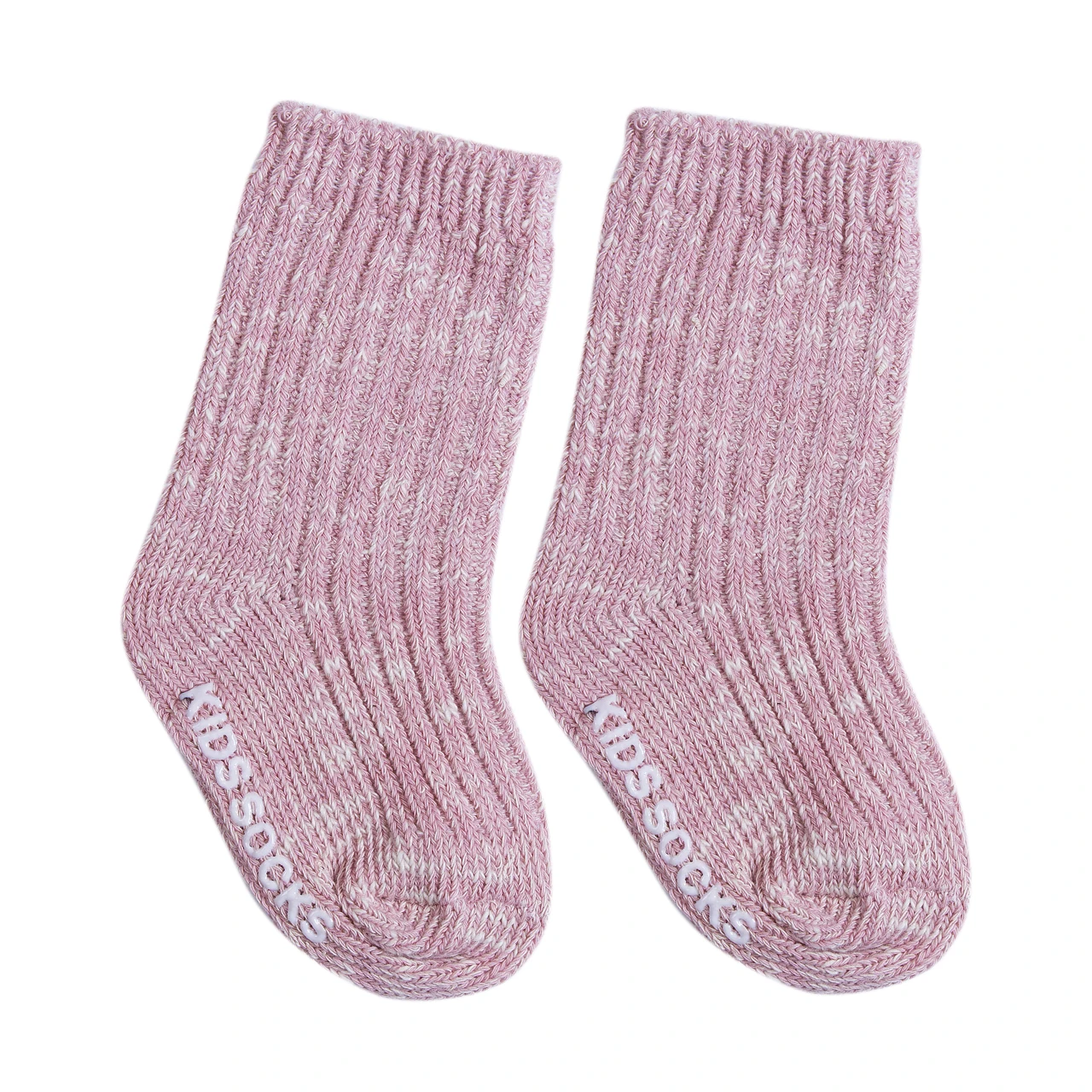 Дети Малыши; девочки, мальчик носки сплошной цвет вязания шерсти детские зимние теплые носки для мальчиков и девочек ясельного возраста гетры - Цвет: Розовый