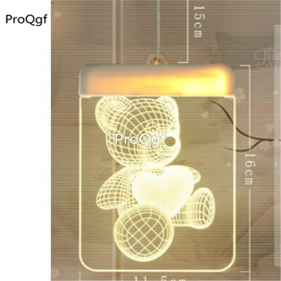 ProQgf 1 шт. набор Праздничная лампа с медведем