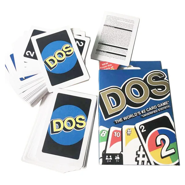 UNO Dos Card Game Family Party Funny Entertainment Board Game Poker Kids Toys Birthday Halloween Gifts Playing Cards 3