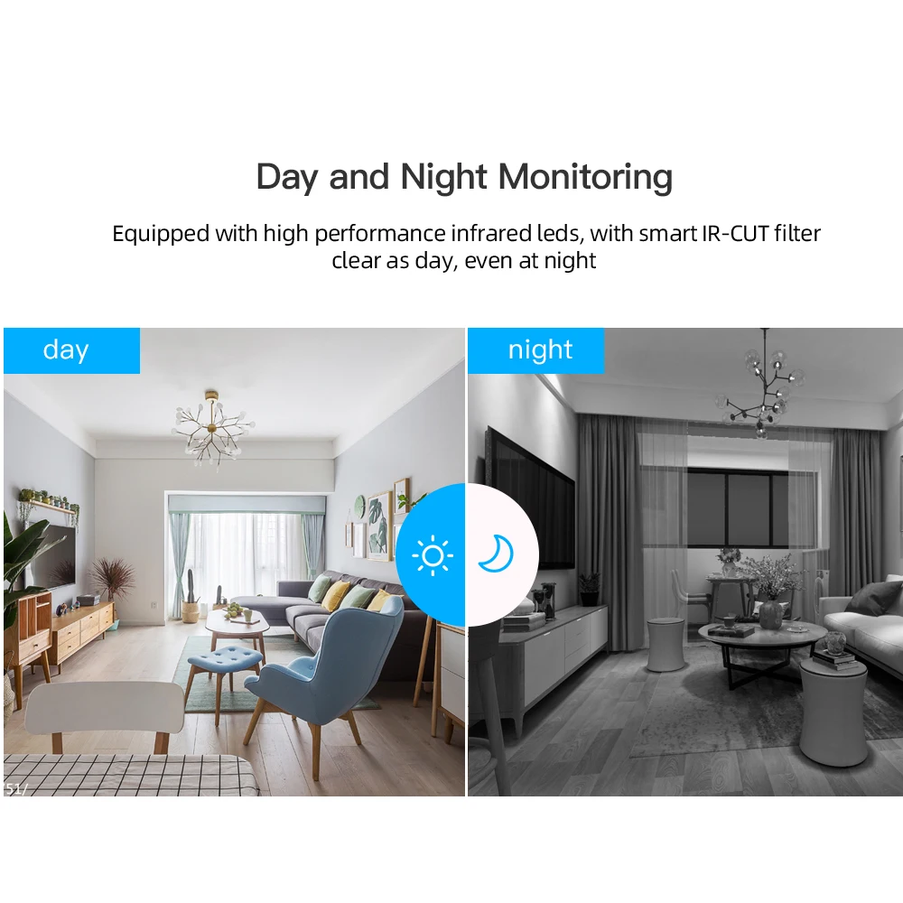SDETER Мини wifi камера 1080P беспроводная домашняя безопасность wifi ip-камера CCTV ИК Ночное Видение Обнаружение движения Детский Монитор P2P V380