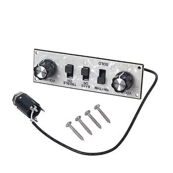 

Wired Loaded Control Plate Harness Knobs Circuit Board for Bass Guitar Accessories
