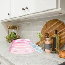 Горячее Силиконовое складное постельное белье пищевой прозрачный герметичный чехол XJS789