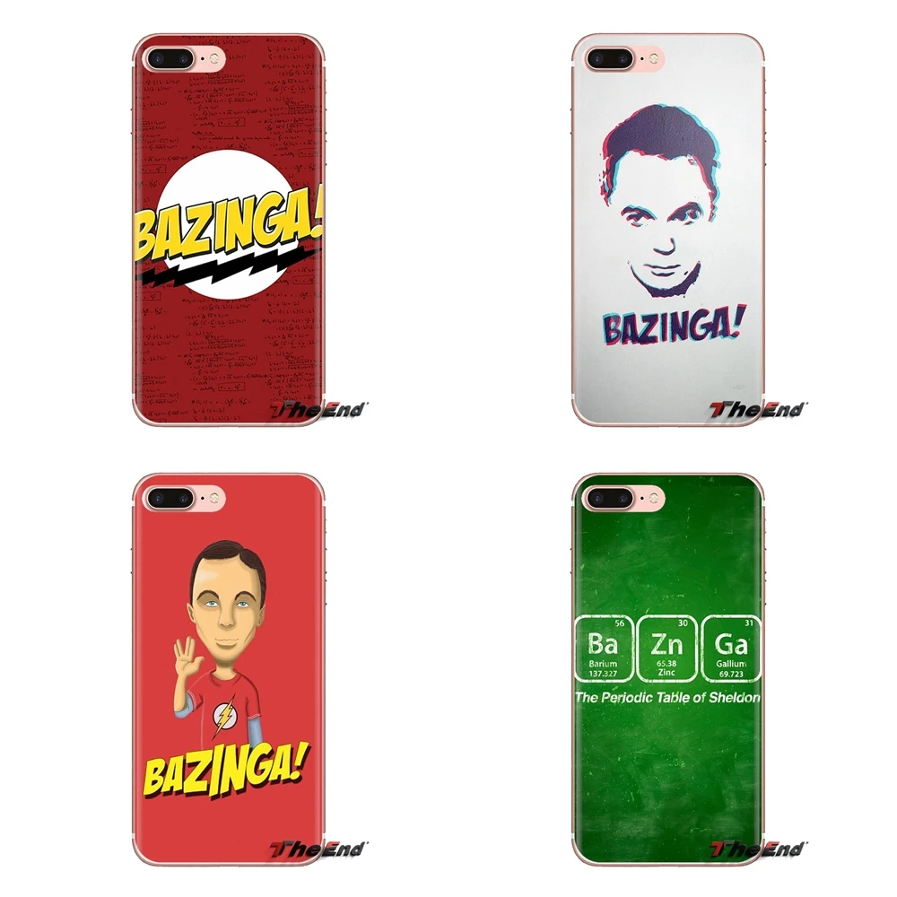

Transparent Soft Shell Case For iPod Touch Apple iPhone 4 4S 5 5S SE 5C 6 6S 7 8 X XR XS Plus MAX Bazinga The Big Bang Theory tv