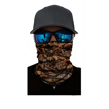 

Outdoor Sports Riding Sunscreen Mask Fallen Leaves Seamless Magic Headscarf Multifunctional Bib Magic Headband Riding Face Towel