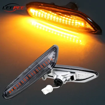 

LEEPEE Car Indicator Turn Signal Lights DC 12V LED Side Marker Light For BMW E90 E91 E92 E60 E87 E82 E61 Auto Lamp Accessories