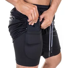 2019 New Summer Men's Double layer Shorts Running Training Fitness Sportswear Sweat Shorts Camouflage Workout Shorts 2 in 1 2019 New Summer Men's Double layer Shorts Running Training Fitness Sportswear Sweat Shorts Camouflage Workout Shorts 2 in 1