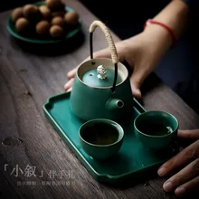Фарфор японский чайный сервиз путешествия gaiwan Кунг Фу посуда te chino conjunto de cha Мини Портативный украшения дома аксессуары