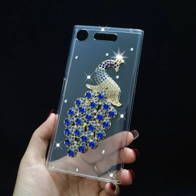 Чехол с кристаллами для Sony Xperia 10 plus 1 X Z1 Z2 Z3 + Z4 Z5 XZ1 XZ2 XZ3 mini Compact XA XA1 XA2 ultra M4 M5|Бамперы|