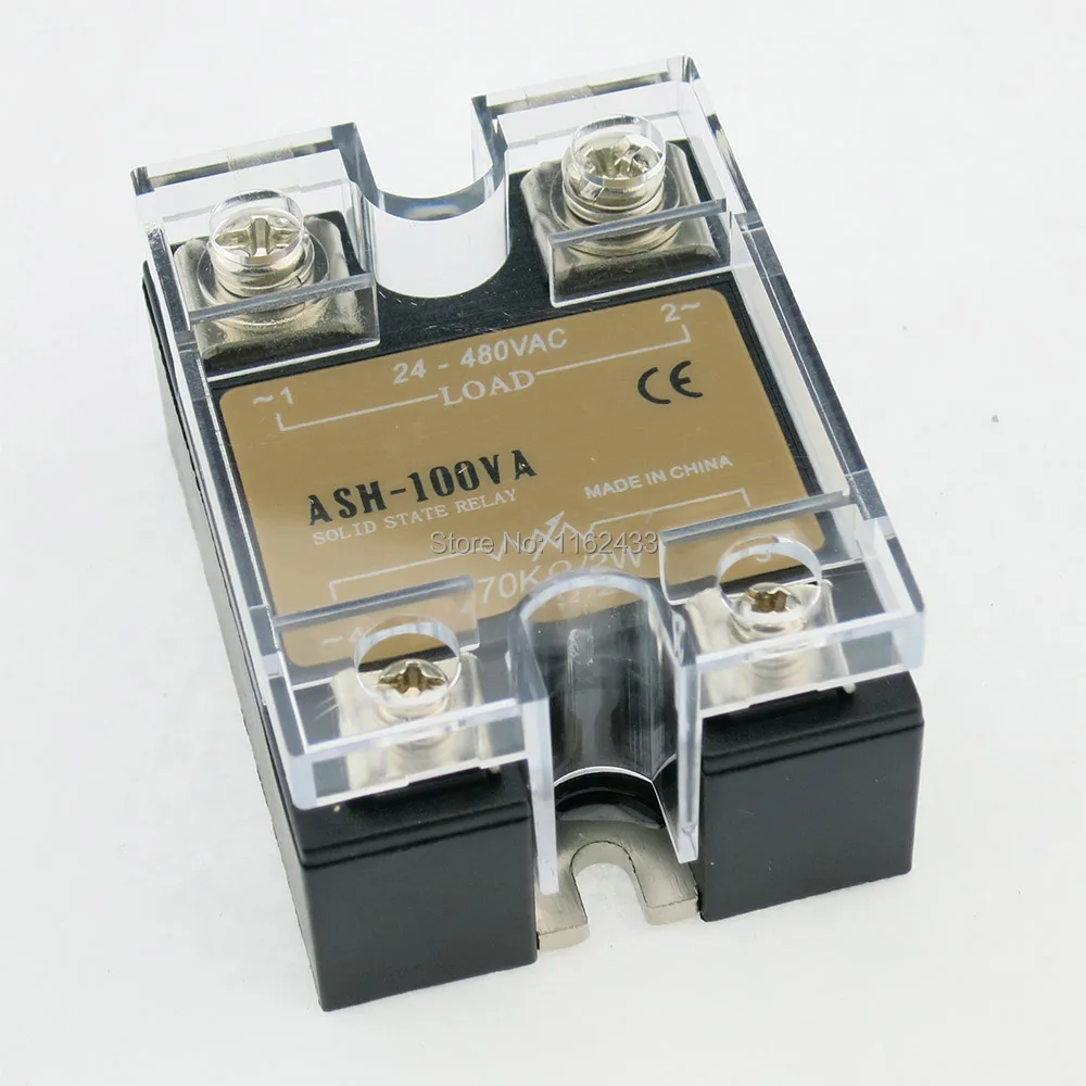 

ASH-100VA single phase resistance to AC 100A 480VAC solid state voltage regulator 100VA SSR