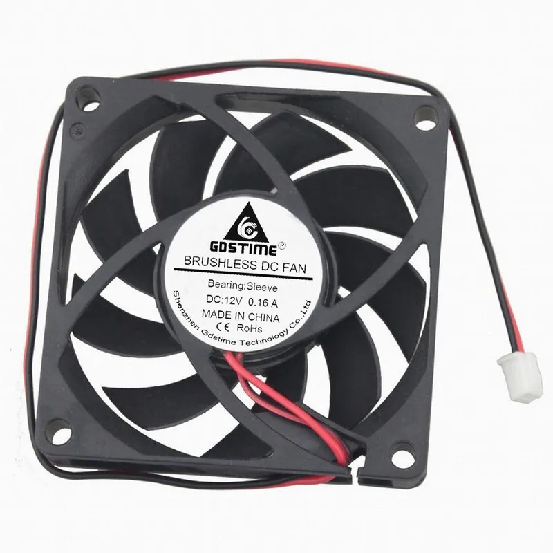 2 шт./партия охлаждающий вентилятор Gdstime 70x70x15 мм 7015s 70 P DC 12 В|fan yang|fan enginefan header |