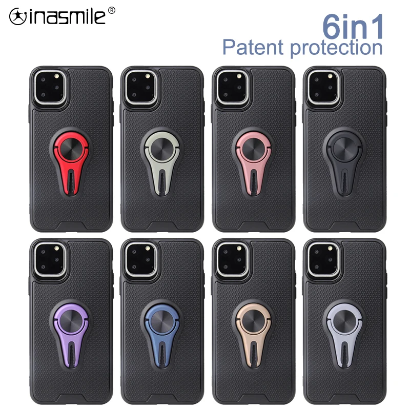 

Patent protection 6 IN 1 Phone case For iPhone 8 7 6S 5S Plus outlet bracket Case For iPhone X XS MAX XR 11 pro Max Cover Coque