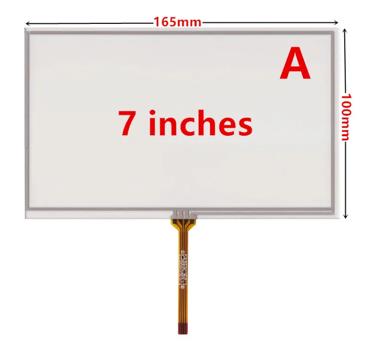Digitizer Resistive para a Navegação do Carro Dvd e do Gps Tela Táctil dos Multimédios Peças de Substituição do Vidro do Painel 62 8 - Imagem 2