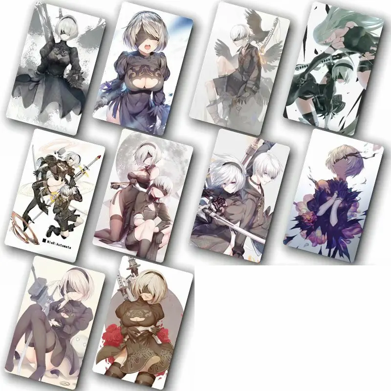 NieR:Automata Sticker 100pcs Different Style Anime Stickers Bus ID Waterproof DIY Card Stikers Classic Toys