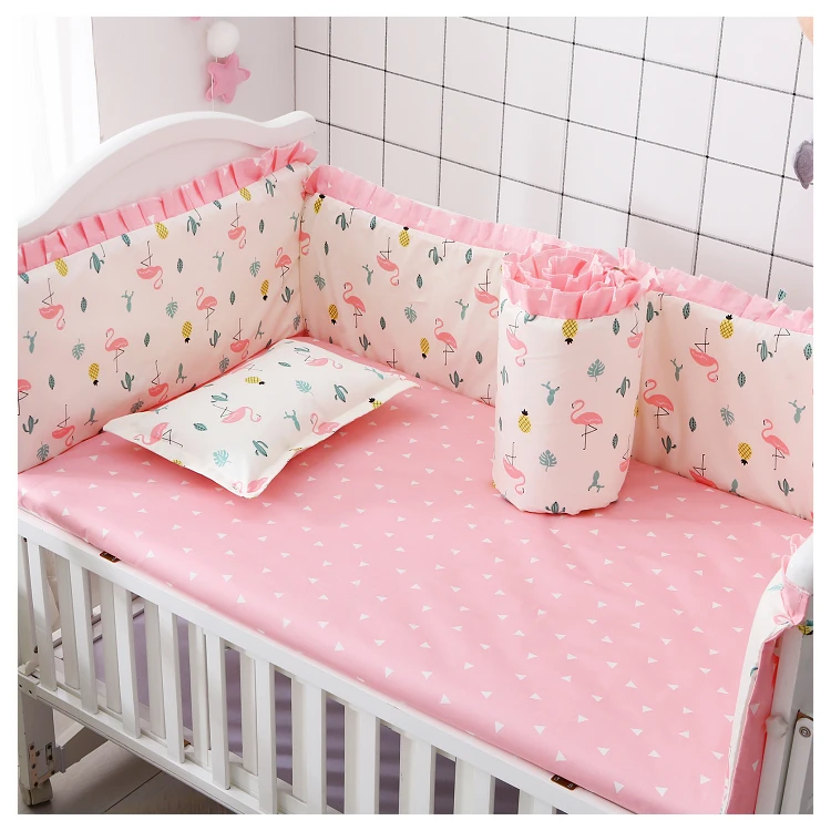 Bebe Puericulture Linge De Lit Pour Bebes Rembourre Anti Chocs Pour S Adapter A Berceau Bebe Nurserie Tout Rond 100 Coton 260 Cm Dream Catcher