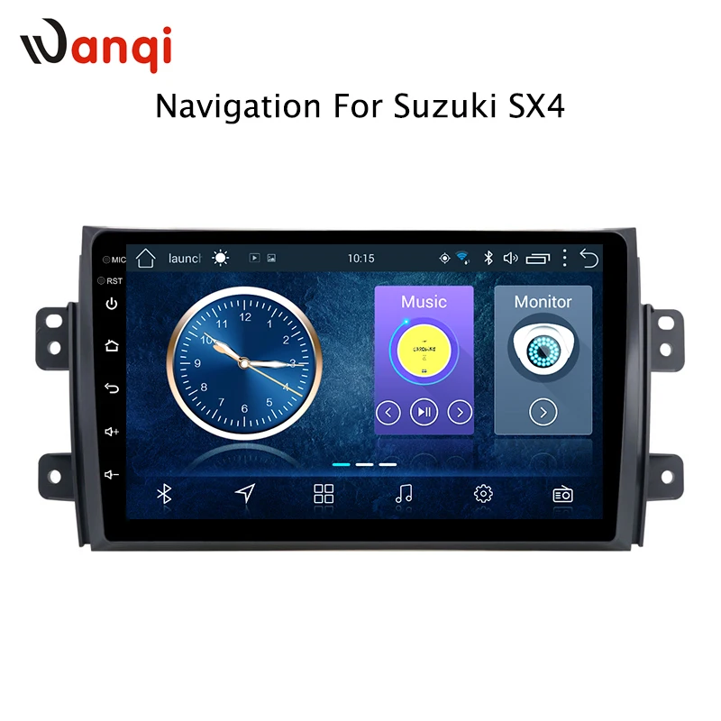 

wanqi Android 8.1 car dvd player For Suzuki SX4 2006 2007 2008 2009 2010 2011 2012 2013 navigation raido player