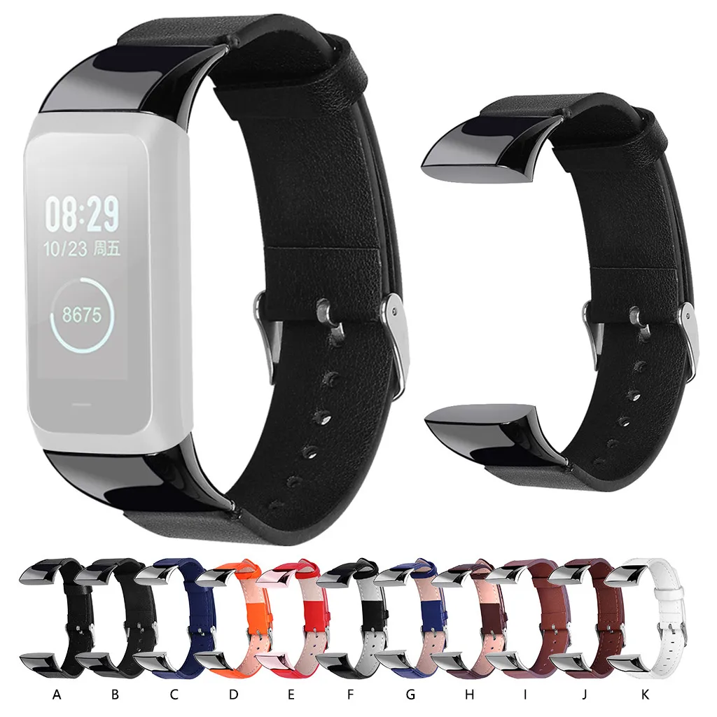 Ouhaobin ремешок для часов Amazfit COR 2 сменный кожаный умных аксессуары | Электроника