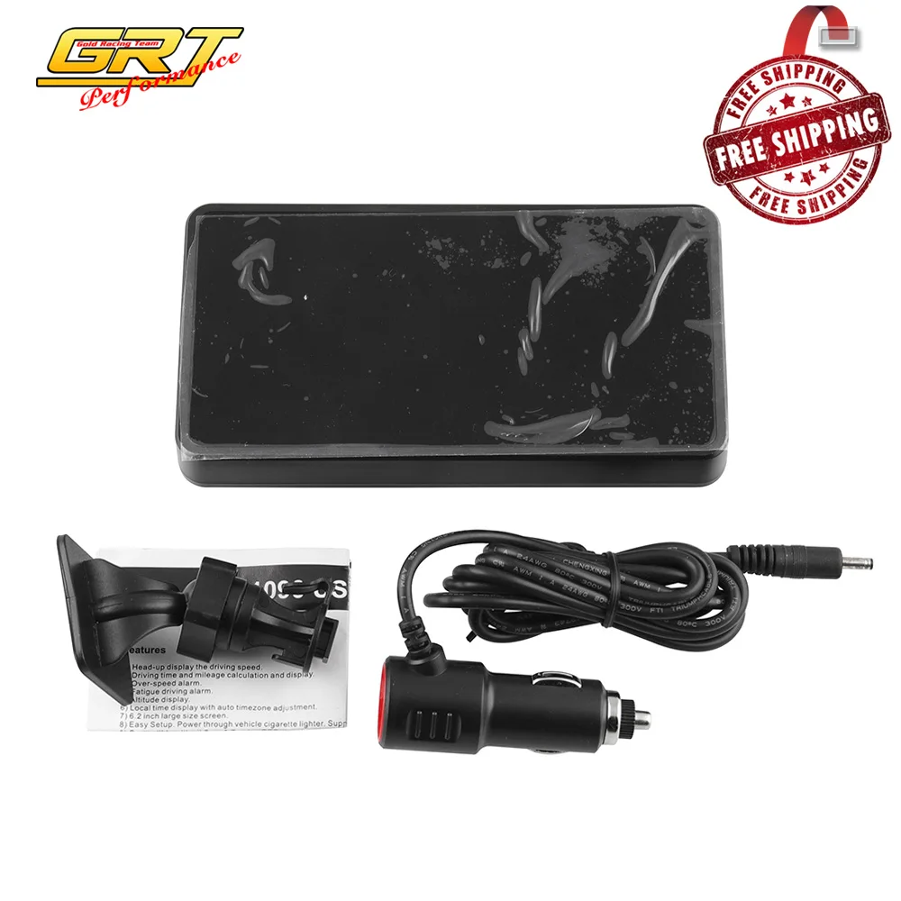 

GPS Speedometer HUD Digital Head Up Dispaly Car Odometer with Over Speed Warning Car Clock 6.2 Inch Large Screen for Most Car