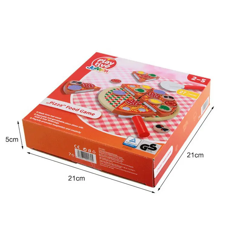 Кухонный набор для детей, имитация гриба, пицца, ролевые игры, сборка, деревянные поддельные пищевые развивающие игрушки, Игровая кухня, игрушка в подарок