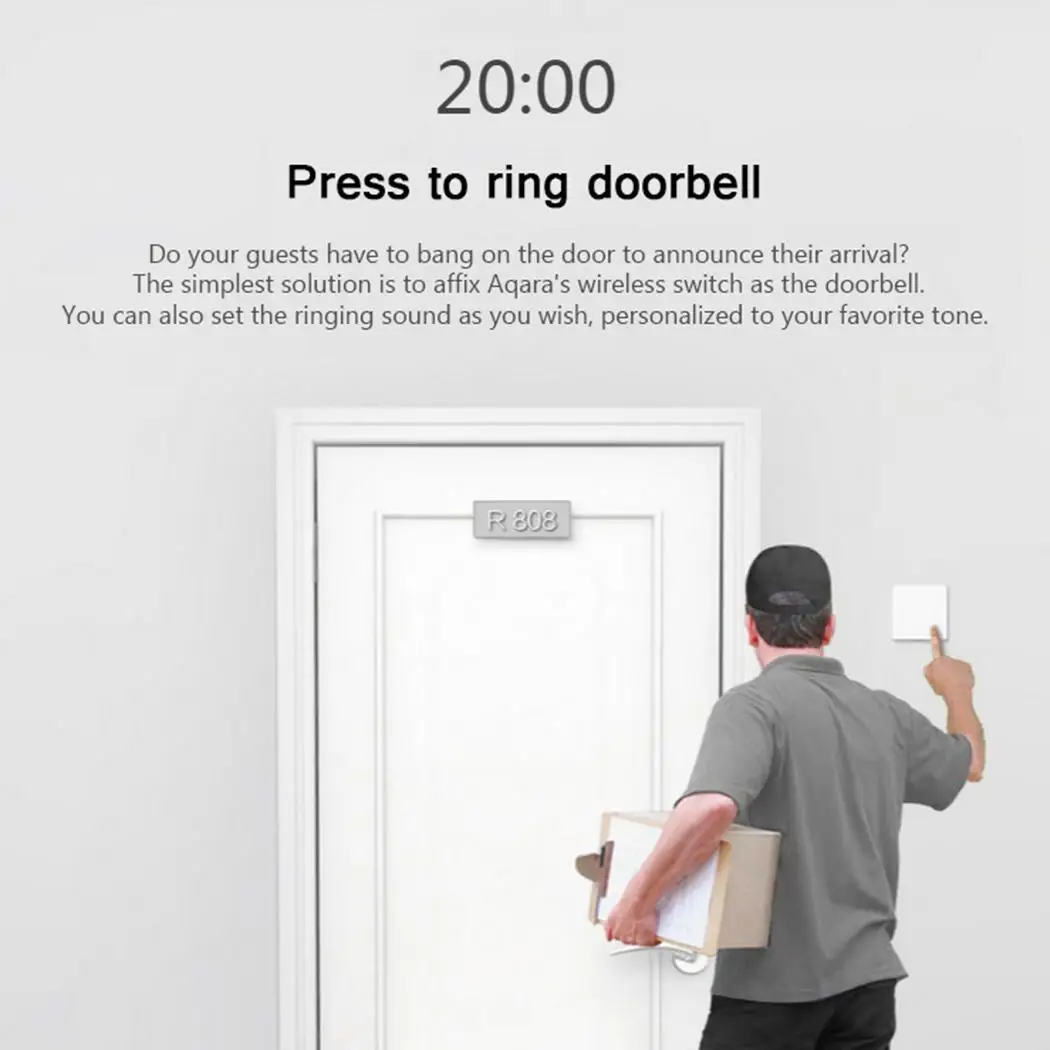 

Home Smart Wireless Remote Control One Button Wall Light Switch