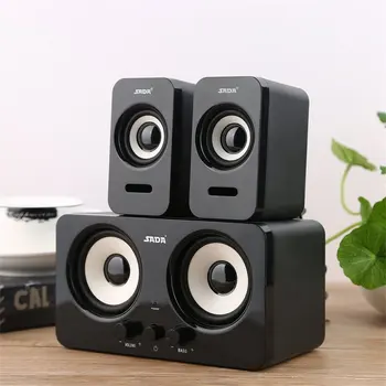 

SADA D-220 Brand Quality 3D Surround Voice Subwoofer Stereo Bass PC USB Speaker Computer Speakers for Smartphone Notebook Laptop