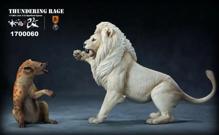 Коллекционные фанаты подарок 1/12 Mr. Z животное Thunderfury Африканский Лев против пятнистая собака набор игрушек Модель Коллекция полимерная