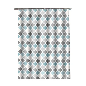 

Shower Curtains Waterproof Thickened Colorful Lantern Pattern Multi-Size Polyester Fabric Bath Mildew Proof Home Bathroom Decor