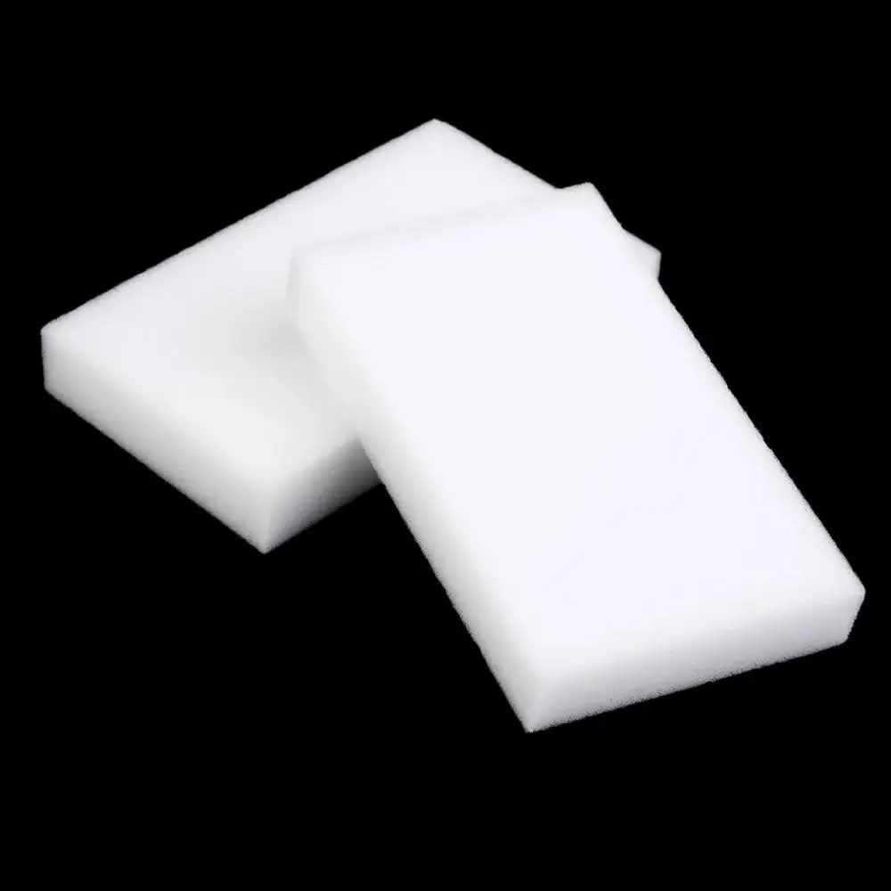 100 pcs/lot Wholesale White Magic Sponge Eraser Melamine Cleaner,multi-functional Cleaning 100x60x10mm