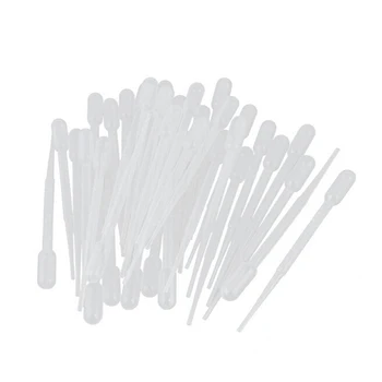 

100PCS 0.2ml Graduated Transfer Pipettes Eye Dropper Set for School Lab Supplies for School Students Accessories