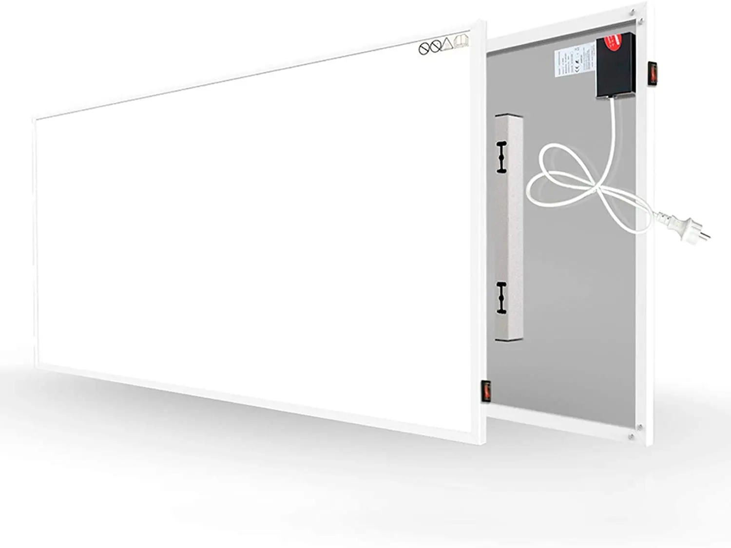 Byecold 700W Infrared Panel Heater Carbon Crystal Wall-mounted Heating Panel