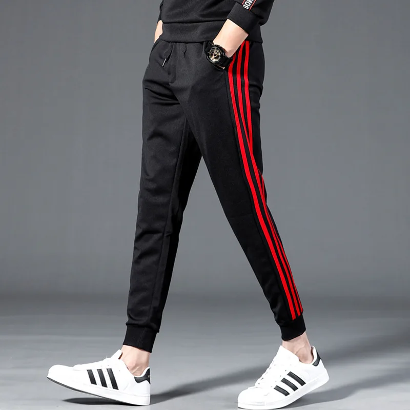 

Casual Pants Men 2019 New Style Korean-style Trend Loose-Fit Beam Leg Capri Pants Students Popular Brand Versatile Sports Sweatp