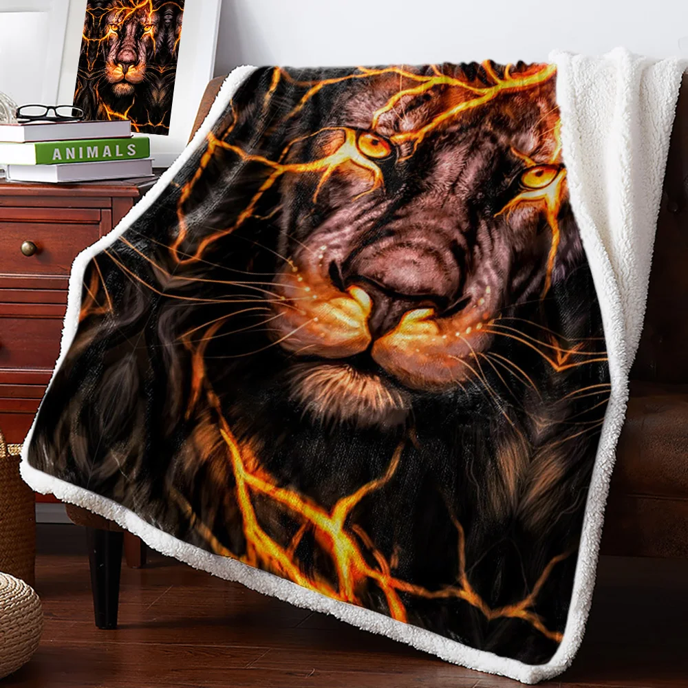 Зимнее кашемировое одеяло из шерпы, покрывало для кровати с ...