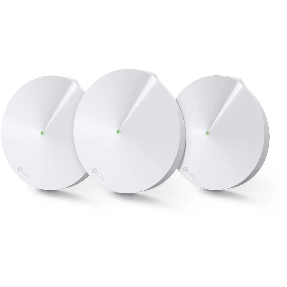 Бесшовный Mesh роутер TP-Link Deco M9 Plus(DECO M9 PLUS(3-PACK) AC2200 10/100/1000BASE-TX(упак.:3
