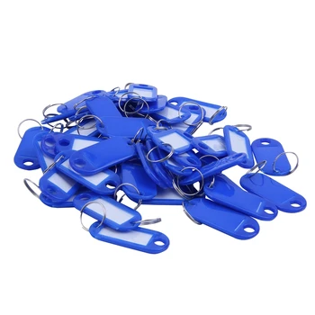 

Key Ring Tags (50PCS blue)