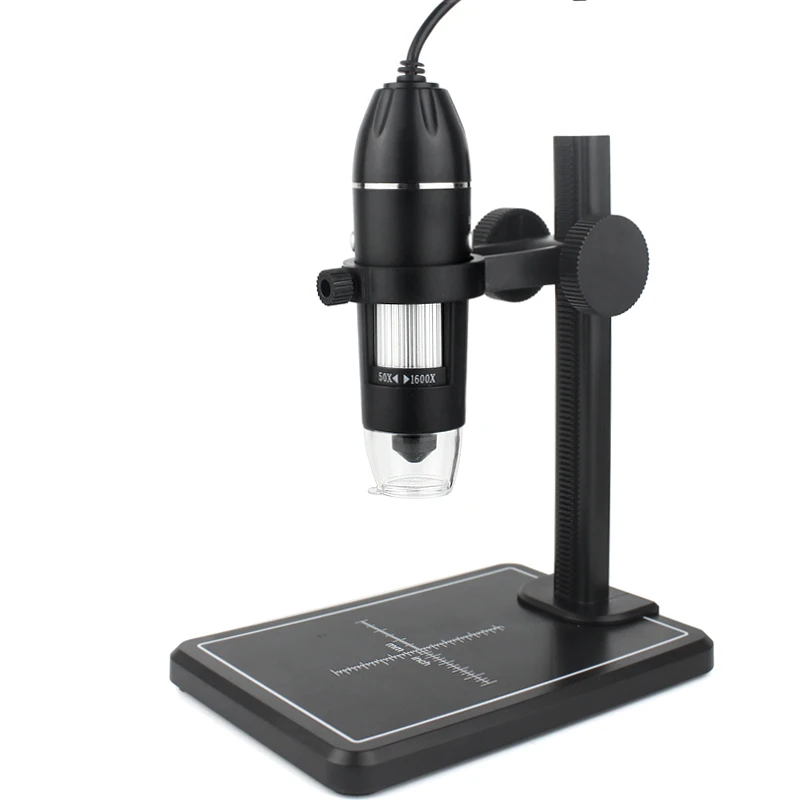 Alumínio Alloy Microscópio portátil Stand, Para cima