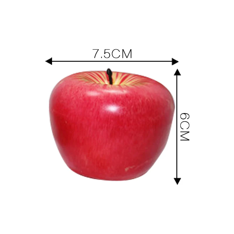 Прекрасный красный дизайн для формы яблока фруктовые ароматические свечи рождественские подарки Рождественские подарки Рождественский креативный домашний декор - Цвет: L