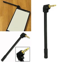 FM радио портативный усилитель уличная антенна для приема сигнала укрепляет легко установить разъем 3,5 мм антенна универсальный пластиковый мобильный черный внешний