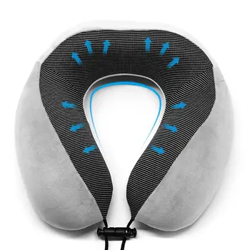 

Comfortable Pillow Memory Foam Neck and Cervical Lightweight Traveling Airplane