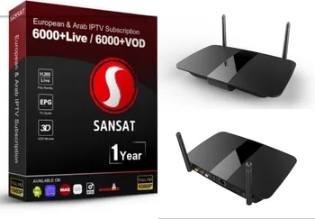 

Sansat 1 Year subcsription,and Q1504 android media player for 6000+ Live/Vod French Germany Italy Spain Arabic