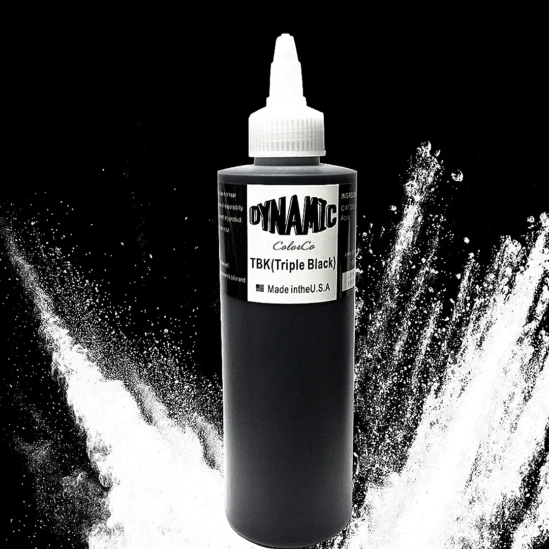 

2020 NEW Dynamic Triple black Pigment Tattoo 8oz Tattoo Paint Ink Body Color Drawing Teng Black Tattoo Equipment