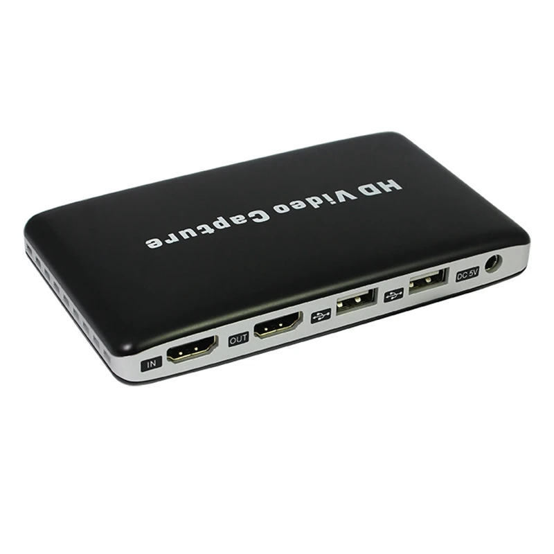 USB 1080P HD видео Захват HDMI HDD игра AV видео Захват рекордер+ дистанционное управление запись игры Поддержка воспроизведения видео(US Plu