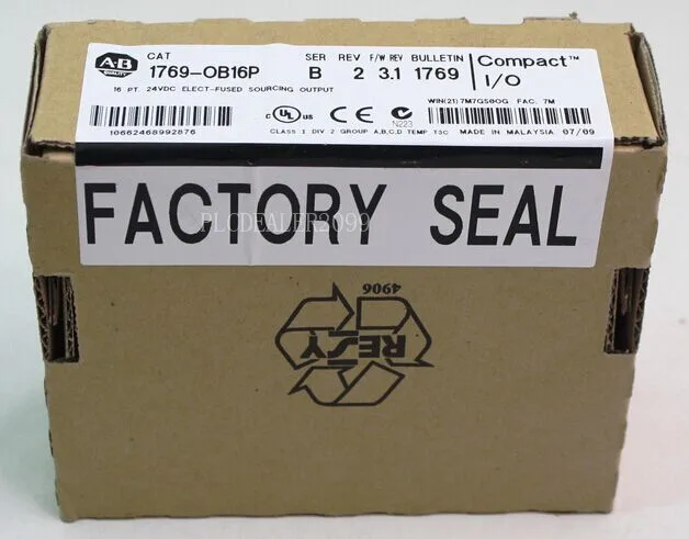 1 шт. 1769-OB16P 1769-0B16P CompactLogix 16 Pt Prot D/O Модуль PLC 1769OB16P