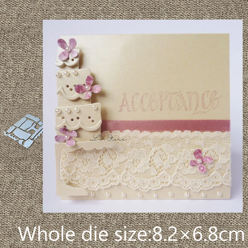 XLDesign ремесло металла высечки штампы цветок торт украшения скрапбук альбом