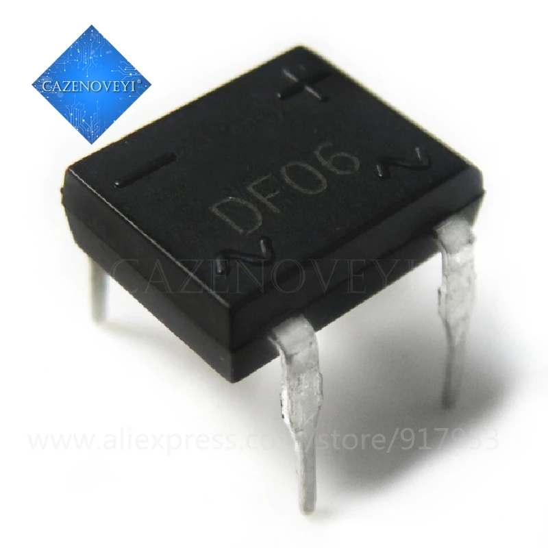 10pcs/Lot DF06M DF06 DIP-4 1A 600V Bridge rectifier bridge In Stock | Электронные компоненты и принадлежности