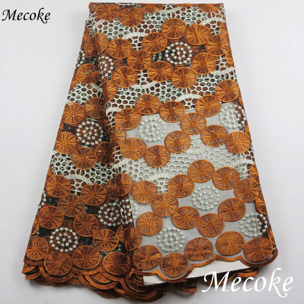

promotion collection african Tulle Swiss lace fabric high quality Nigerian cord Lace and France lace fabric for Embroidery lace