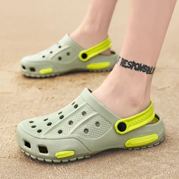 

Hole Sandals Men Sandles Literide Crocks Crocse Clogs Men Sandalias Zapatos De Hombre Croc Shoes EVA Sandals Man Slippers