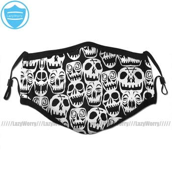 

Skull Mouth Face Mask Desperately Seeking Susan Movie Graphics VooDoo Facial Mask Fashion Cool with 2 Filters for Adult