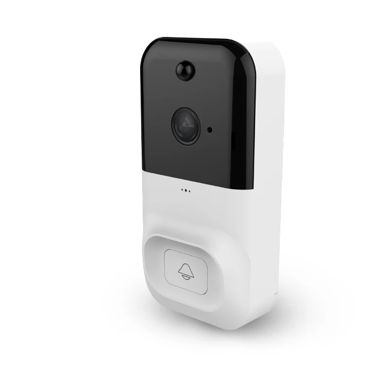 White Беспроводной Wifi дверной звонок Инфракрасный умный видео звонок Домофон HD 1080P домашний IP дверной Звонок камера охранная сигнализация ИК Ночное Видение - Цвет: White