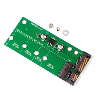 

For Computer Adapter Card Connector Easy Install Add On NGFF To SATA3 Expansion Converter Durable SSD Parts Accessories