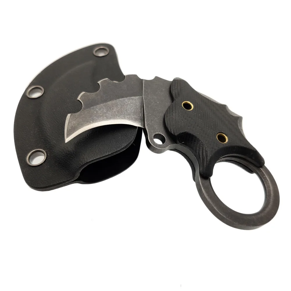 Swayboo высокое качество походный открытый Karambit интегрированная ручка из нержавеющей стали мини EDC Faca нож для выживания Mcusta с крышкой